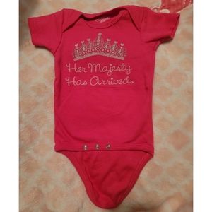 Sara Kety Hot Pink Her Majesty Infant Snapsuit
